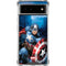 Marvel Captain America Portrait Google Pixel 6 Clear Case